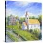 Country Church-Edgar Jerins-Stretched Canvas