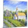 Country Church-Edgar Jerins-Mounted Giclee Print