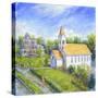 Country Church-Edgar Jerins-Stretched Canvas