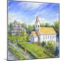 Country Church-Edgar Jerins-Mounted Premium Giclee Print