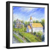 Country Church-Edgar Jerins-Framed Giclee Print