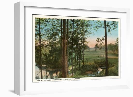 Country Club Golf Course, Houston, Texas-null-Framed Art Print