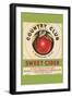 Country Club Sweet Cider-null-Framed Art Print