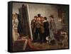 Country Connoisseurs, 1855-Johannes Adam Simon Oertel-Framed Stretched Canvas