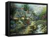 Country Cottage-Nicky Boehme-Framed Stretched Canvas