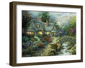 Country Cottage-Nicky Boehme-Framed Giclee Print