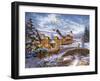 Country Cottages-Nicky Boehme-Framed Giclee Print