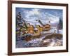 Country Cottages-Nicky Boehme-Framed Giclee Print