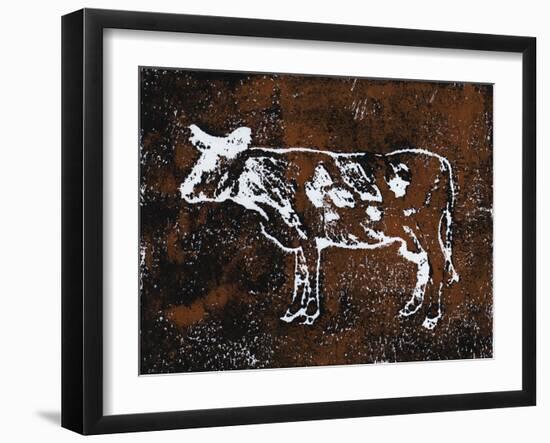 Country Cow-Lanie Loreth-Framed Art Print