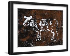 Country Cow-Lanie Loreth-Framed Art Print