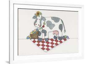 Country Cow-Debbie McMaster-Framed Giclee Print