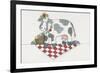 Country Cow-Debbie McMaster-Framed Giclee Print