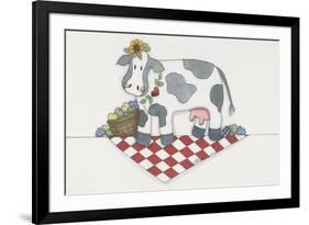 Country Cow-Debbie McMaster-Framed Giclee Print