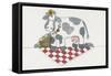 Country Cow-Debbie McMaster-Framed Stretched Canvas
