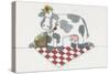 Country Cow-Debbie McMaster-Stretched Canvas