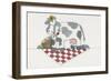 Country Cow-Debbie McMaster-Framed Giclee Print