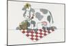 Country Cow-Debbie McMaster-Mounted Giclee Print