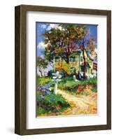 "Country Crossroads,"September 1, 1938-G. Kay-Framed Giclee Print