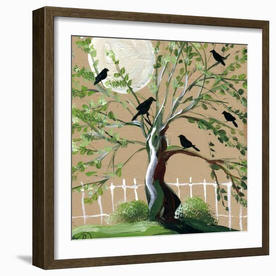 Country Crows-sylvia pimental-Framed Art Print