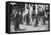 Country Dance after a Church Service on Feast Days, Andorra, 1922-JT Parfit-Framed Stretched Canvas