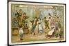 Country Dance in a German Village-null-Mounted Art Print