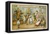 Country Dance in a German Village-null-Framed Stretched Canvas