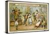 Country Dance in a German Village-null-Stretched Canvas