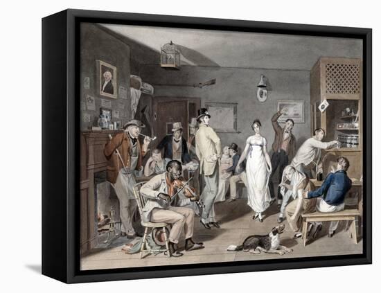 Country Dancing, C.1820-Johann Ludwig Krimmel-Framed Stretched Canvas