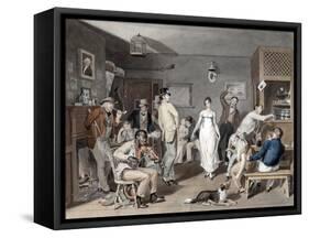 Country Dancing, C.1820-Johann Ludwig Krimmel-Framed Stretched Canvas