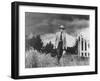 Country Doctor Ernest Ceriani Making House Call on Foot in Small Town-W^ Eugene Smith-Framed Premium Photographic Print