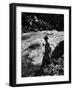 Country Dr. Ernest Ceriani Casting into Colorado River to Catch a Few Trout-W^ Eugene Smith-Framed Photographic Print