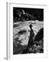 Country Dr. Ernest Ceriani Casting into Colorado River to Catch a Few Trout-W^ Eugene Smith-Framed Photographic Print