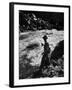 Country Dr. Ernest Ceriani Casting into Colorado River to Catch a Few Trout-W^ Eugene Smith-Framed Photographic Print