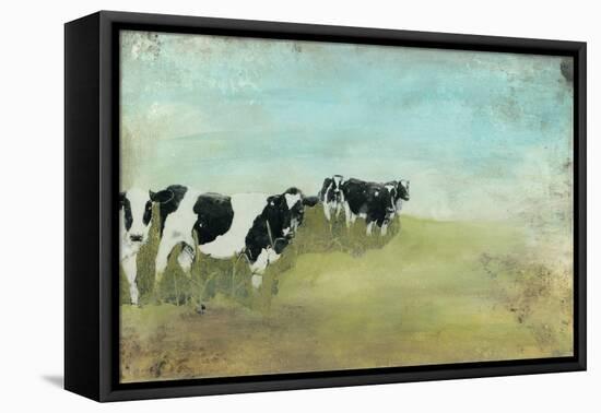 Country Drive Cows II-Naomi McCavitt-Framed Stretched Canvas