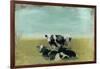 Country Drive Cows III-Naomi McCavitt-Framed Art Print