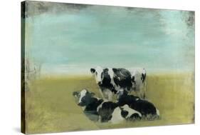 Country Drive Cows III-Naomi McCavitt-Stretched Canvas