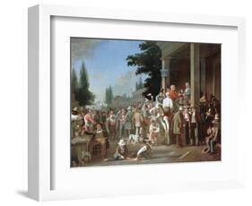 Country Election-George Caleb Bingham-Framed Giclee Print