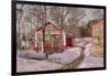 Country Estate in Winter, 1904-Stanislav Yulianovich Zhukovsky-Framed Giclee Print