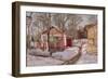 Country Estate in Winter, 1904-Stanislav Yulianovich Zhukovsky-Framed Giclee Print