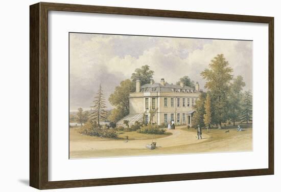 Country Estate-19th Century English School-Framed Premium Giclee Print