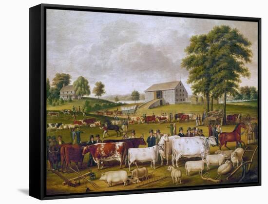 Country Fair, 1824-John Archibald Woodside-Framed Stretched Canvas