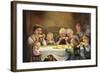 Country Family Dinner-Dianne Dengel-Framed Giclee Print