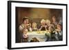Country Family Dinner-Dianne Dengel-Framed Giclee Print