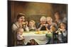 Country Family Dinner-Dianne Dengel-Mounted Giclee Print