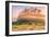 Country Farm and Morning Light, Rural Scene, Mist and Fog, Petaluma-Vincent James-Framed Photographic Print