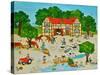 Country Farm-Christian Kaempf-Stretched Canvas