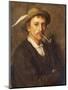 Country Farmer with Pipe-Franz Von Defregger-Mounted Giclee Print