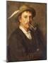 Country Farmer with Pipe-Franz Von Defregger-Mounted Giclee Print