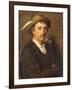 Country Farmer with Pipe-Franz Von Defregger-Framed Giclee Print