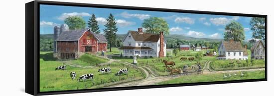 Country Farms-Bob Fair-Framed Stretched Canvas